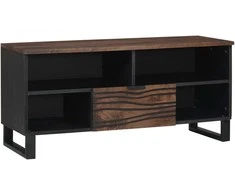 TV staliukas TV vienetai su stalčių graikinis riešutmedis 105 x 33 x 46 cm