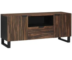 TV staliukas TV vienetai su stalčių graikinis riešutmedis 105 x 33 x 46 cm
