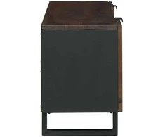 TV staliukas TV vienetai su stalčių graikinis riešutmedis 105 x 33 x 46 cm