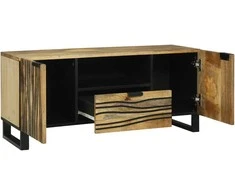 TV staliukas TV vienetai su stalčių Ruda 105 x 33 x 46 cm Apdirbta mediena