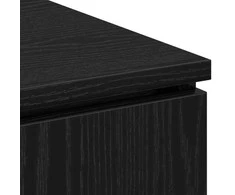 TV staliukas Televizoriaus spintelė Juodas ąžuolas 100 x 38 x 49 cm