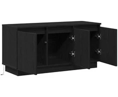 TV staliukas Televizoriaus spintelė Juodas ąžuolas 100 x 38 x 49 cm