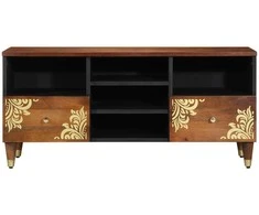 Televizoriaus spintelė su stalčių Medus ruda 100 x 33 x 46 cm