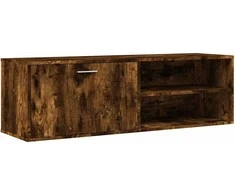 TV staliukas TV spintelė, dūminio ąžuolo, 120x34x37cm, apdirbta mediena