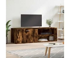 TV staliukas TV spintelė, dūminio ąžuolo, 120x34x37cm, apdirbta mediena