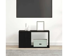 TV spintelė, juodo ąžuolo spalvos, 60x24x32 cm, inžinerinė mediena