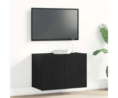 TV spintelė, juodo ąžuolo spalvos, 60x30x41 cm, inžinerinė mediena