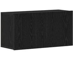 TV spintelė, juodo ąžuolo spalvos, 80x30x41 cm, inžinerinė mediena