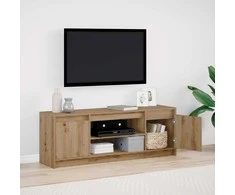 TV staliukas TV vienetai Ruda 139,5 x 34 x 50 cm Apdirbta mediena