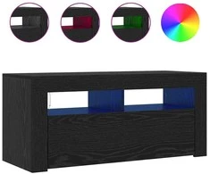 TV staliukas Televizoriaus spintelė Juodas ąžuolas 90 x 35 x 40 cm