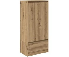 TV spintelė su stalčiumi, 55,5x34x119,5 cm, mediena