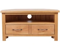 TV staliukas TV spintelė su stalčiumi, 88x42x46cm, ąžuolo medienos masyvas