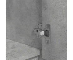 TV spintelė su stalčiumi, betono pilka 55,5x34x119,5 cm mediena
