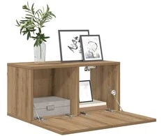 TV staliukas TV spintelių komplektas 2 pcs Ruda 60 x 30 x 30 cm