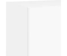 TV staliukas TV spintelės su LED lemputėmis, 2vnt., baltos, 40,5x30x90cm
