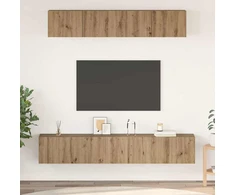 TV staliukas TV spintelių komplektas 5 vnt. Amatininkų ąžuolas