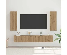 TV staliukas TV spintelių komplektas 5 vnt. Amatininkų ąžuolas