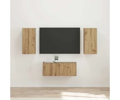 TV staliukas TV spintelių komplektas 6 vnt. Amatininkų ąžuolas