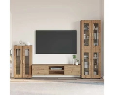 TV spintelių komplektas FLORIN 3 vnt. Amatininkų ąžuolas