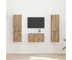 TV staliukas TV spintelių komplektas 5 pcs Amatininkų ąžuolas