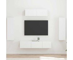 TV staliukas Televizoriaus spintelė 5 vnt. Balta