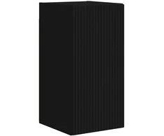 TV staliukas TV spintelių komplektas 4 pcs Juoda Apdirbta mediena