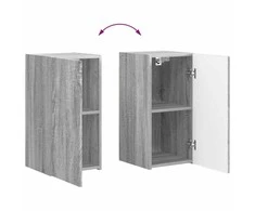 TV staliukas Televizoriaus spintelė 8 pcs Pilkas Sonoma