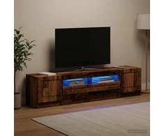 TV staliukas LED televizoriaus spintelė UTRECHT 3 vnt. Sendintos medienos
