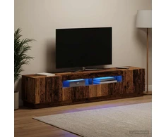TV staliukas LED televizoriaus spintelė HOORN 3 vnt. Sendintos medienos