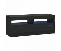 TV staliukas 5 dalių LED televizoriaus stovas UTRECHT 3 vnt. Juoda