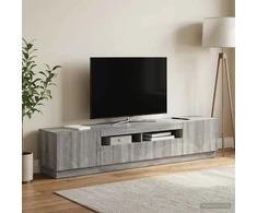 TV staliukas LED televizoriaus spintelė HOORN 3 vnt. Pilka Sonoma