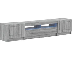 TV staliukas LED televizoriaus spintelė UTRECHT 3 vnt. Pilka Sonoma