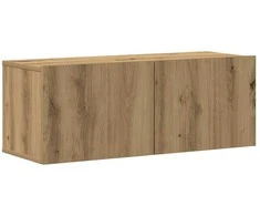 TV staliukas 5 dalių sieninis televizoriaus spintelės komplektas Artisan Oak