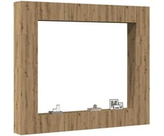 TV staliukas 8 dalių sieninis televizoriaus spintelės komplektas Artisan Oak