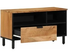 Televizoriaus spintelė Ruda 80 x 33 x 46 cm Kietas mango medis