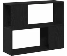 TV staliukas TV spintelių komplektas Juodas ąžuolas 80 x 24 x 63 cm