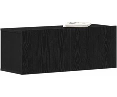 TV staliukas Televizoriaus spintelė Juodas ąžuolas 80 x 30 x 30 cm