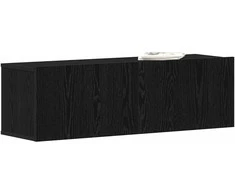TV staliukas Televizoriaus spintelė Juodas ąžuolas 100 x 30 x 30 cm