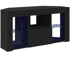 TV staliukas Kampinė LED televizoriaus spinta Juoda 100 x 40 x 50 cm