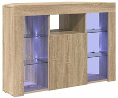 TV staliukas Kampinė LED televizoriaus spinta Sonoma ąžuolas 100x40x68cm