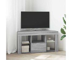 TV staliukas Kampinė LED televizoriaus spinta 100 x 40 x 50 cm Pilkas Sonoma