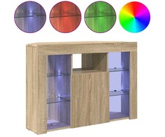 TV staliukas Kampinė LED televizoriaus spinta Sonoma ąžuolas 100x40x68cm
