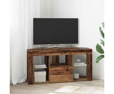 TV staliukas Kampinė LED televizoriaus spinta 100 x 40 x 50 cm Senas medis