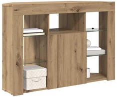 TV staliukas Kampinė LED televizoriaus spinta Amatininkų ąžuolas 100x40x68cm