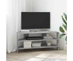 TV staliukas KampinėTVspintelė Betono pilka 102x40,5x45cm Apdirbta mediena