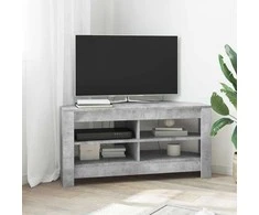 TV staliukas KampinėTVspintelė Betono pilka 102 x 40,5 x 45 cm