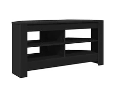 TV staliukas KampinėTVspintelė Juoda 102 x 40,5 x 45 cm Apdirbta mediena