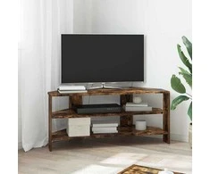 TV staliukas KampinėTVspintelė Rūkyta ąžuolas 102x40,5x45cm Apdirbta mediena