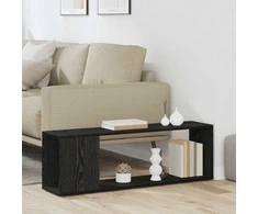 TV staliukas TV spintelių komplektas Juoda 100 x 24 x 63 cm Apdirbta mediena