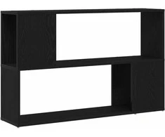 TV staliukas TV spintelių komplektas Juoda 100 x 24 x 63 cm Apdirbta mediena